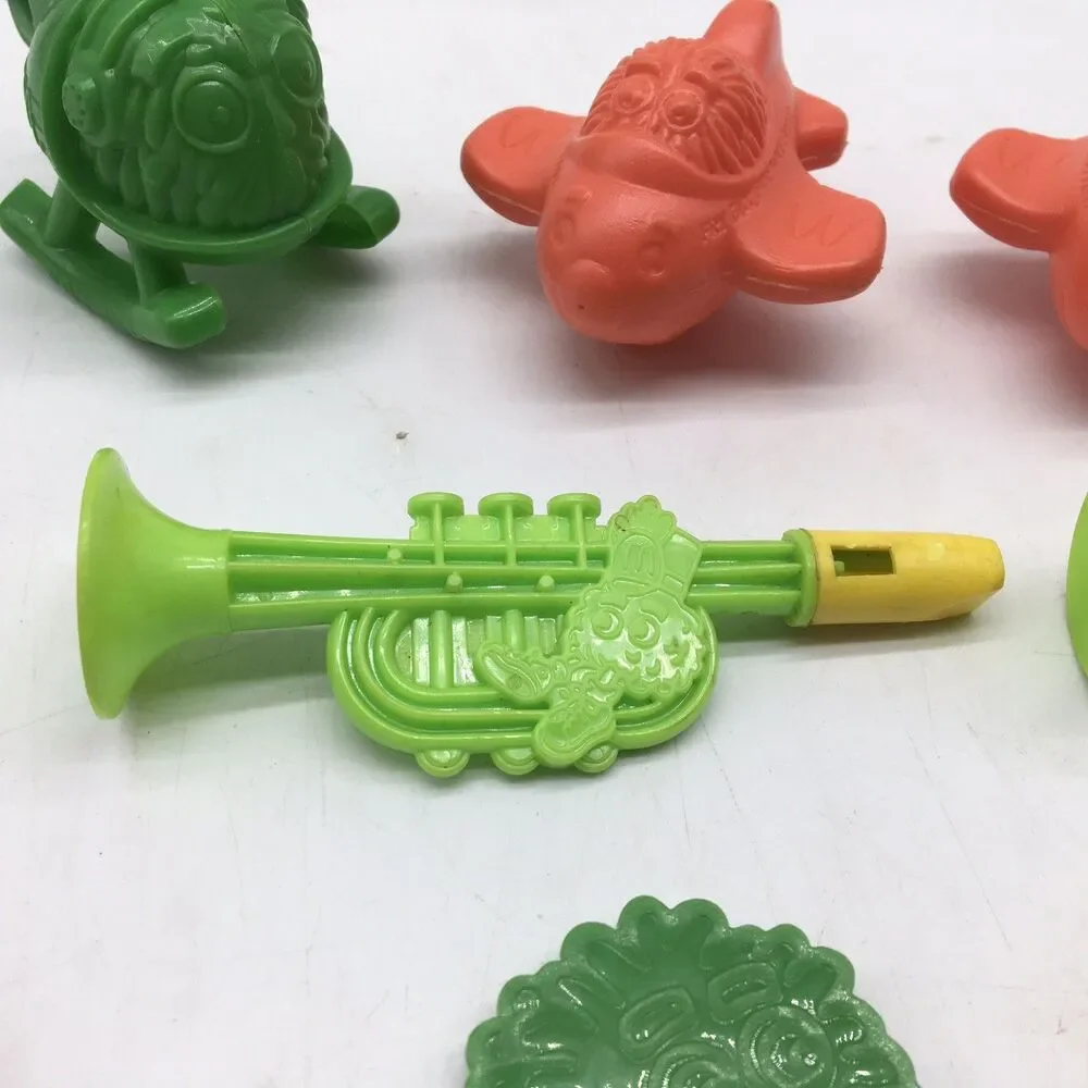 Lot 9 McDonald's 1986 87 Fry Guy Copter Flyer Whistle Grimmace Duck Tales Calls